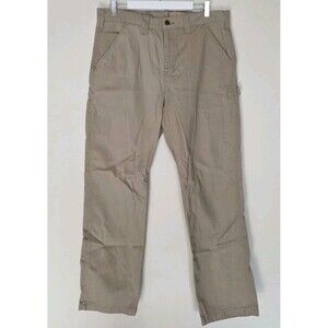 Carhartt Men's Relaxed Fit Washed Twill Dungaree Pant 36/32 Work Cargo